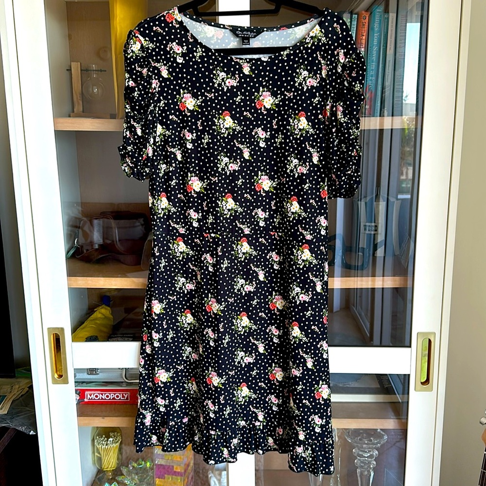 Fit and flare floral dress